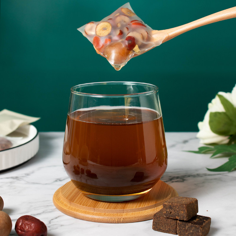 黑糖姜茶红糖姜茶大姨妈红枣桂圆枸杞茶花茶女友姜母茶月经姜汤