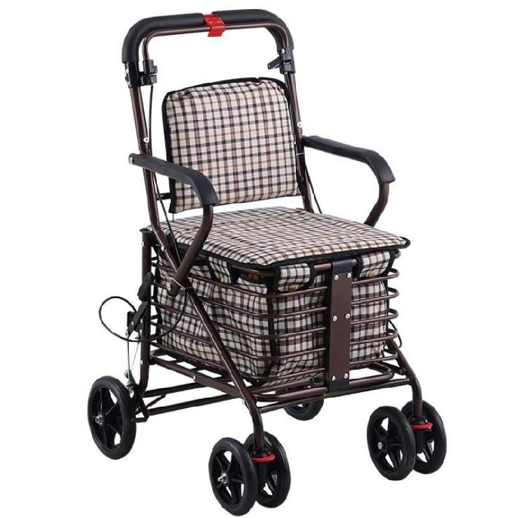 折叠式老年代步大人多功能车农村脚刹旅行简约塌陷便携购物车