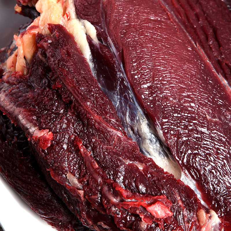 新鲜牛肉随机4斤装牦牛腿肉牛腿黑子生牛肉