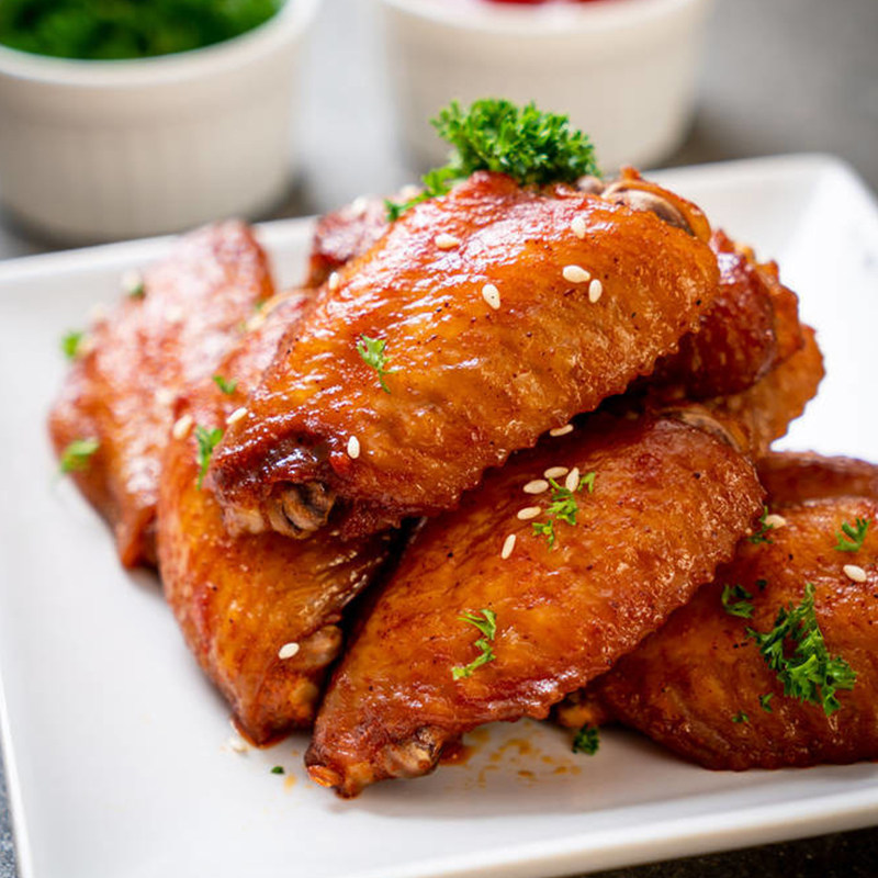 圣农翅中奥尔良烤翅半成品汉堡炸鸡翅中生生鲜冷冻生鸡翅