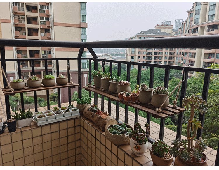 花盆阳台护栏挂架栏杆花架窗户悬挂式盆架防盗花架