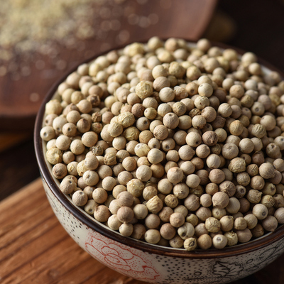 正宗海南大坡白胡椒颗粒可现磨粉烧烤汤品干货调味料手动研磨花椒功效