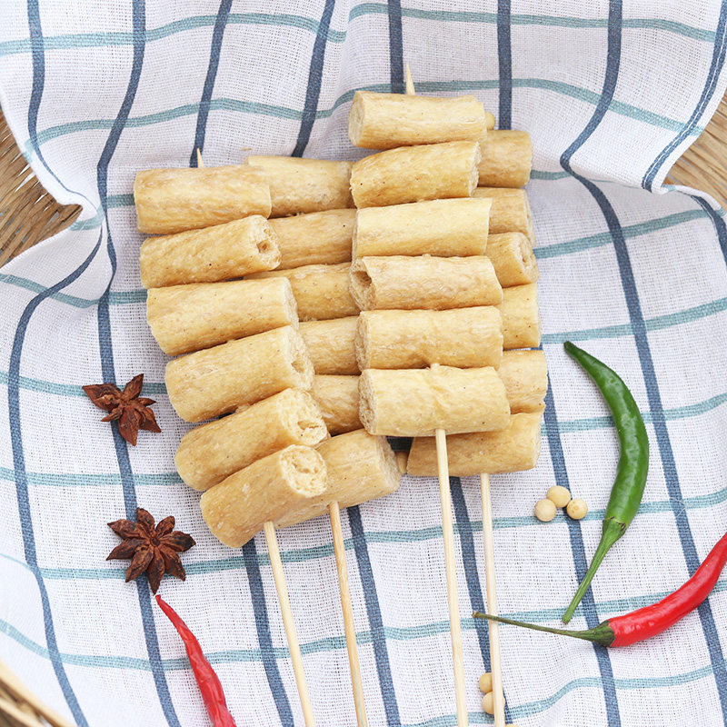 豆制品豆棍豆棒串干货豆肠串300串火锅关东人造肉豆其它干货