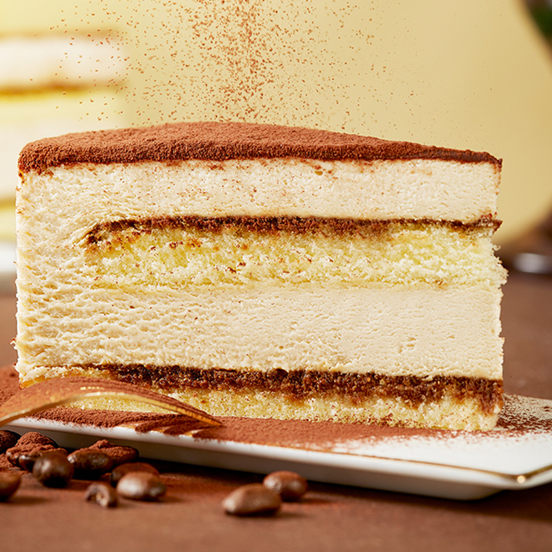 禧坊8寸巧克力提拉米苏切块蛋糕西餐甜品品奥网红西式糕点