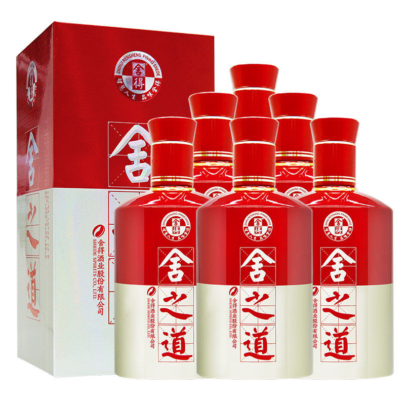 白酒舍得之道50度500ml6瓶浓香香型整箱商务国产白酒