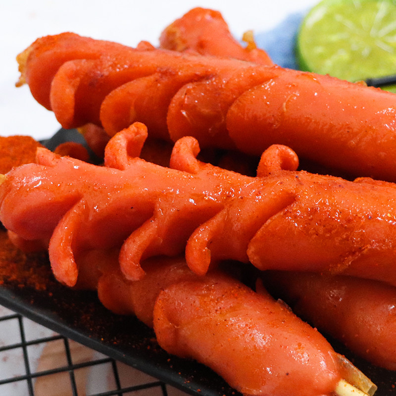 60g麦穗150串整箱商用开花半成品摆摊热狗烧烤香肠