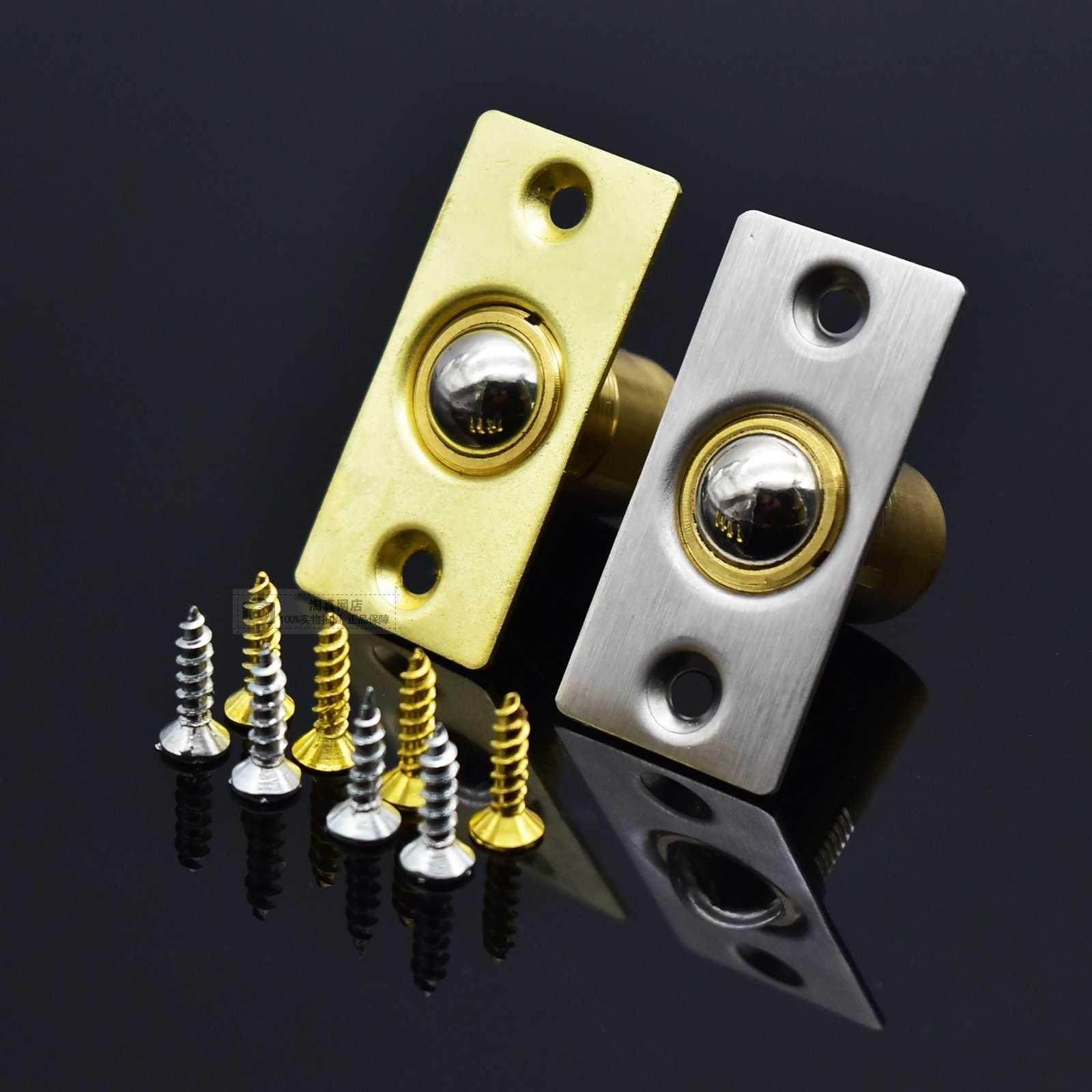 碰珠纯铜铜门ktv专用房门卡扣隐形门扣卡式碰珠