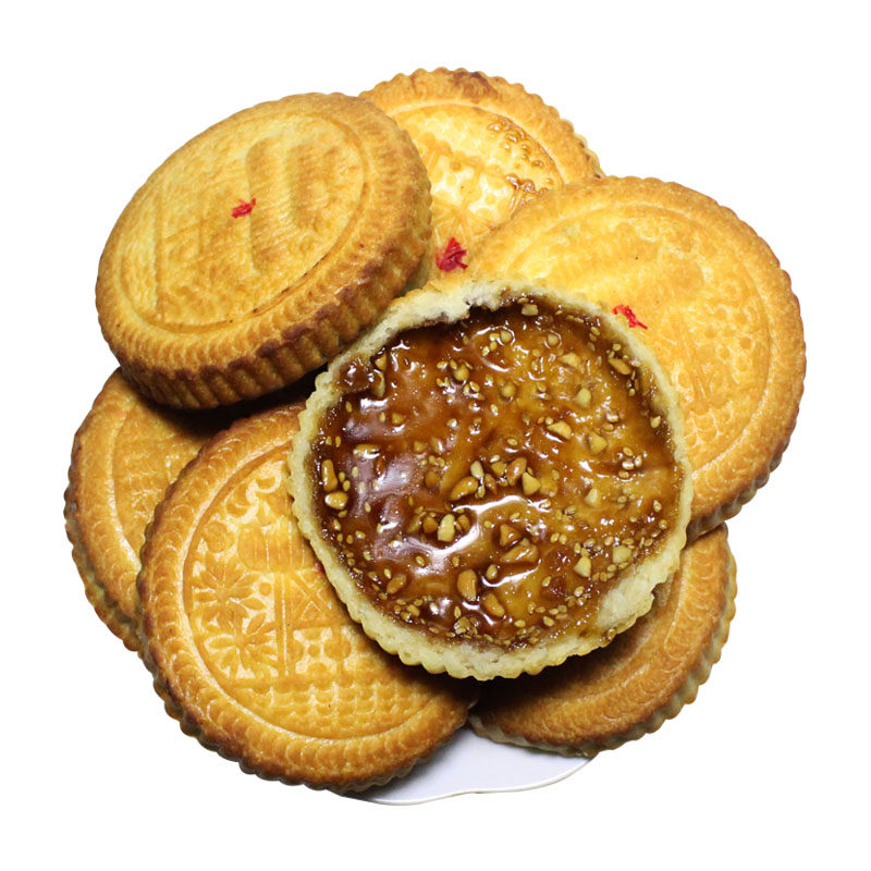 月饼山西特产乡手工空心中秋节芝麻核桃仁送礼礼盒月饼