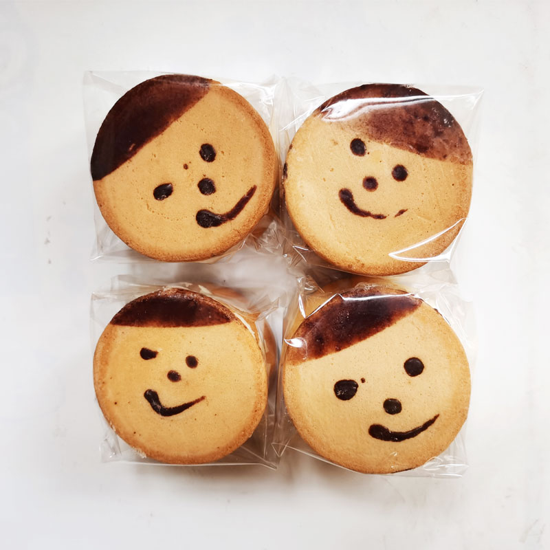 奶油娃娃脸老式笑脸手工儿童回忆小时候夹心蛋糕传统西式糕点