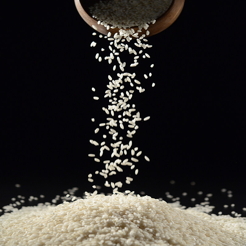 大米新疆羊脂籽米玉芽新米沙漠5kg包装真空大米