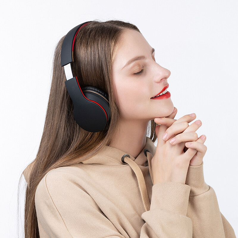 惠普无线蓝牙耳机头戴双耳智能降噪低音包耳式可折叠电脑耳机