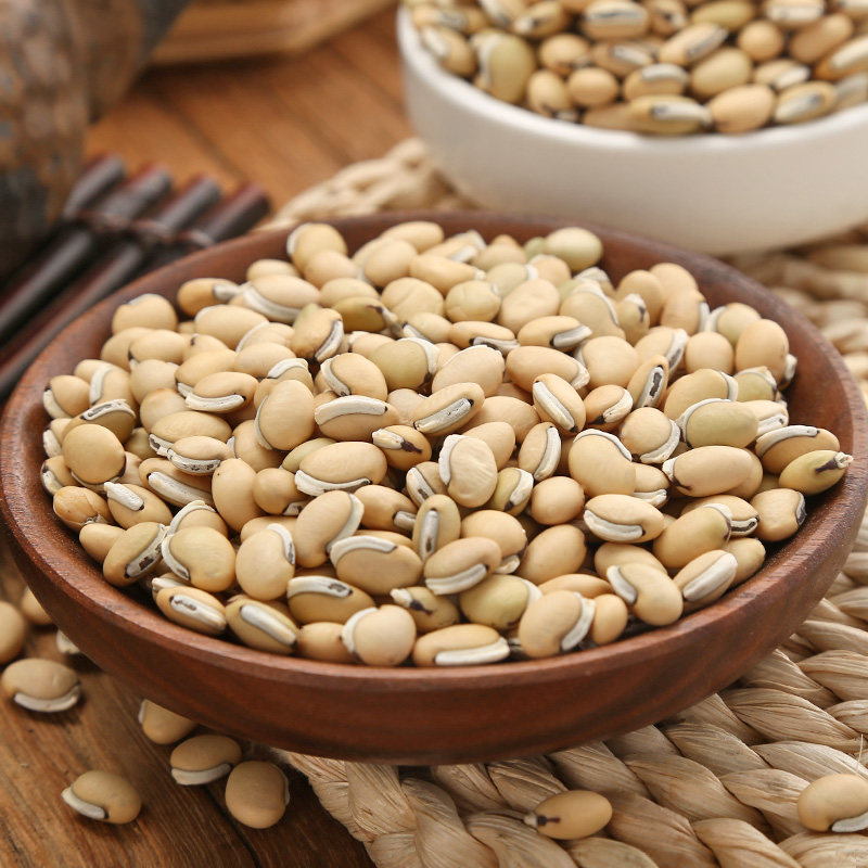 白扁豆扁豆大粒500g中药材炒熟干货云南新鲜特级白扁豆