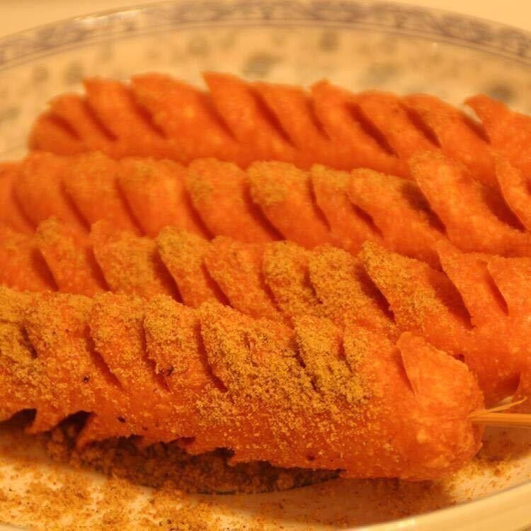 面肠油炸街头半成品东北小香香肠街头面热狗油煎香肠