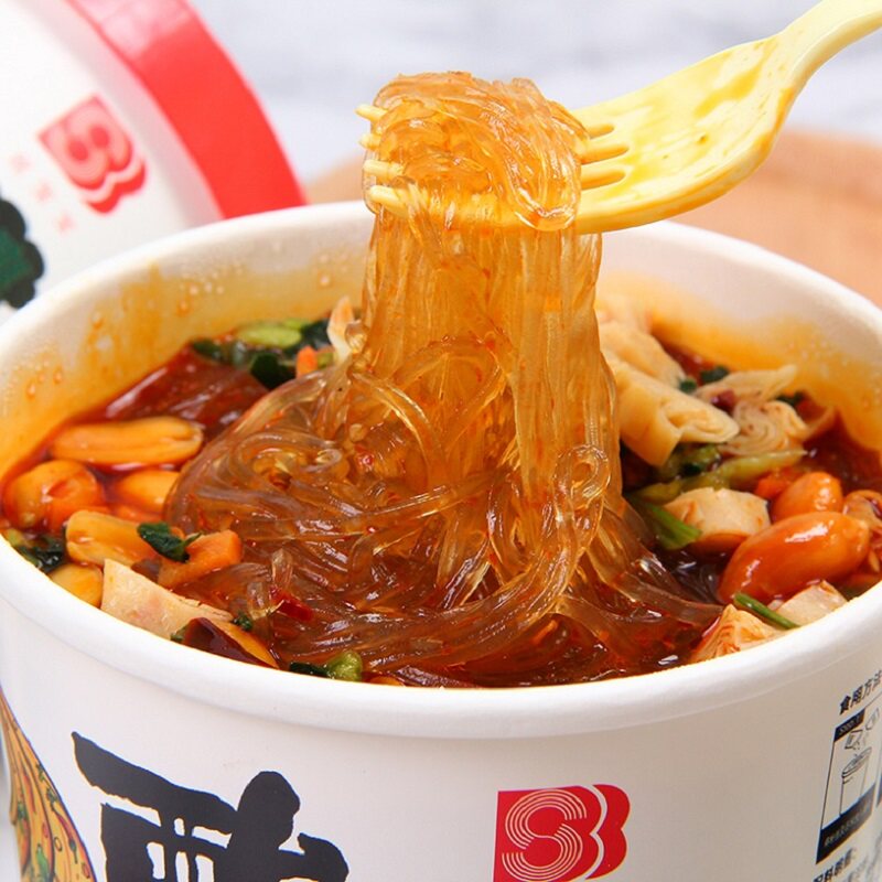 丝宝宝原味酸辣粉130g6桶