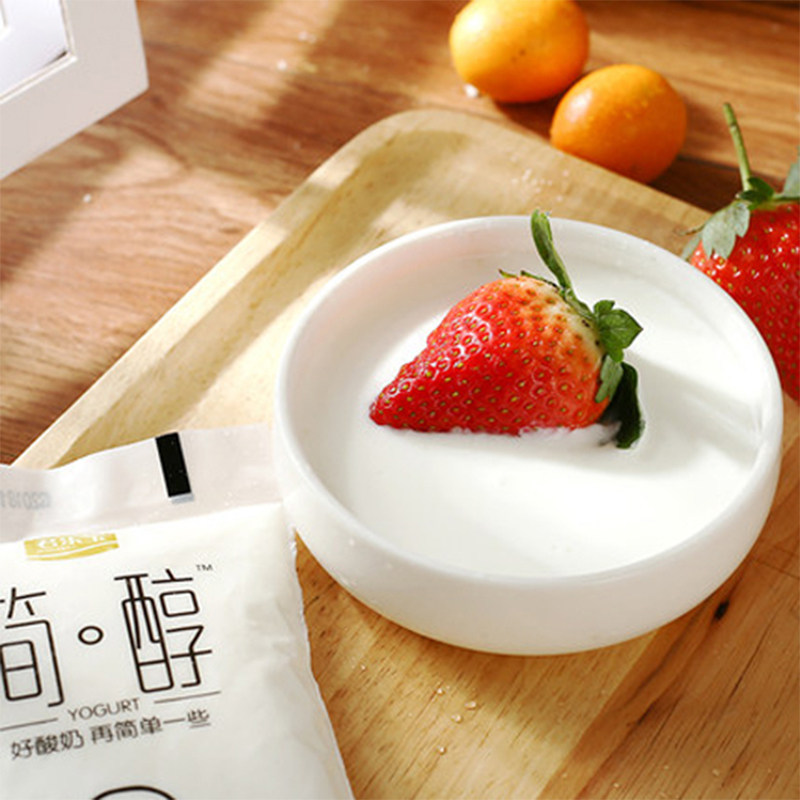 君乐宝简醇0添加蔗糖100g10袋酸奶原风味装整箱低非脱脂