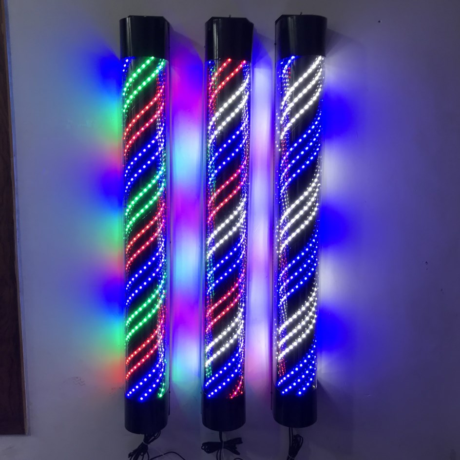 美发转灯发廊标志理发店挂墙led半圆其它