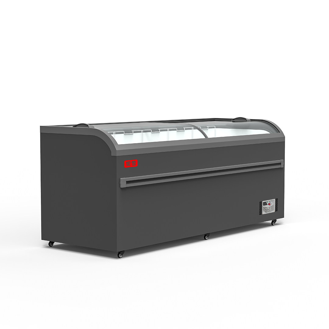 展示柜岛柜超市卧式冷藏大容量冷冻冰柜雪糕商用卧式冷柜