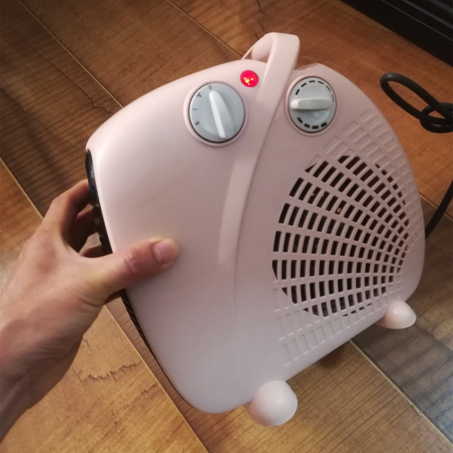 奥克斯暖风机家用小太阳取暖小型机办公室桌面取暖器电热暖风机