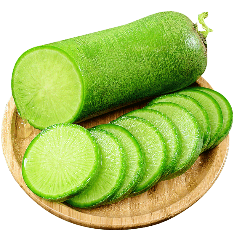 水果萝卜甜脆水果型9斤沙窝天津潍坊潍县新鲜正宗生吃5青皮绿萝卜