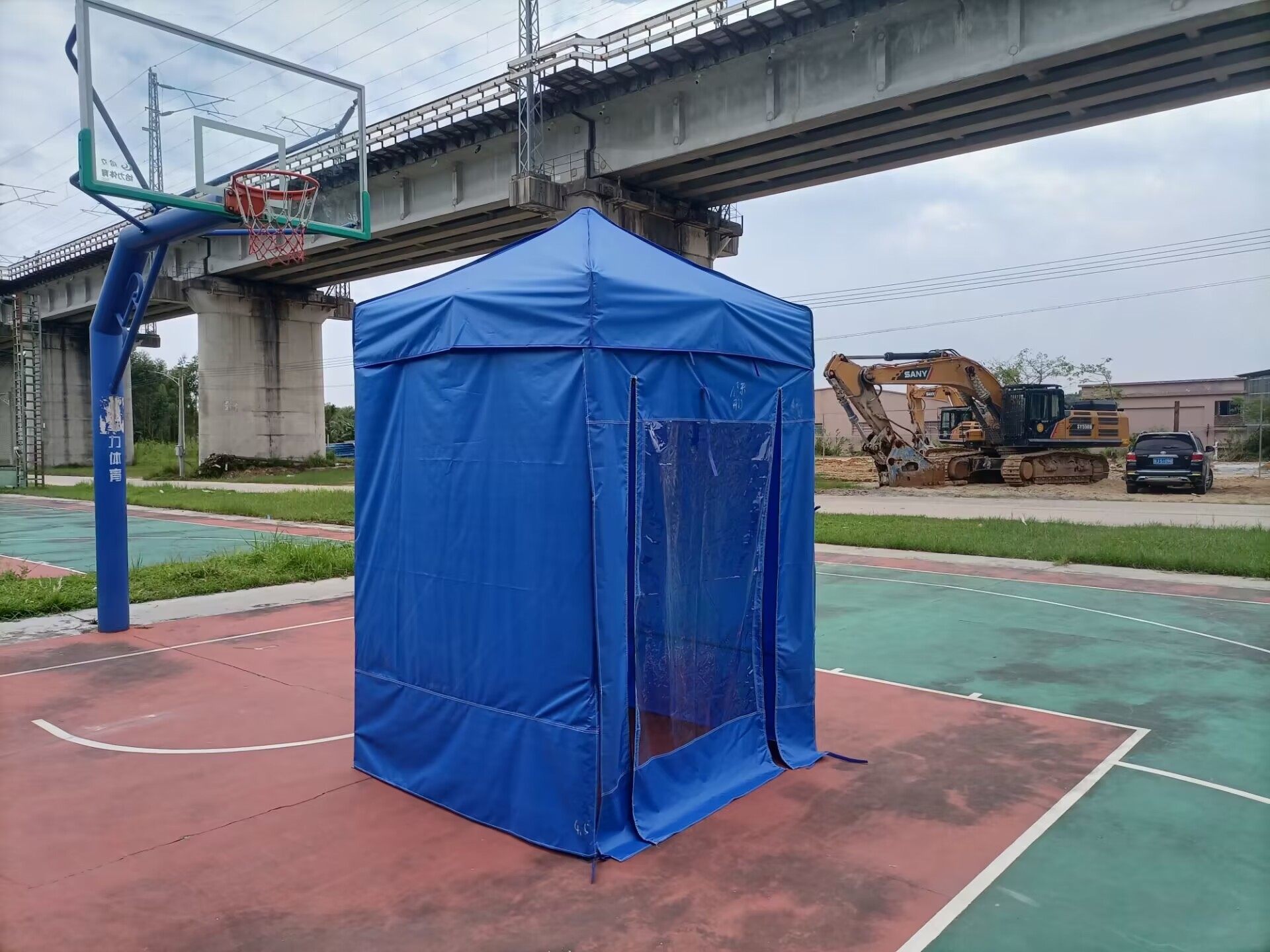 临时帐篷户外防疫隔离单人疫情消毒留观观察区遮阳篷