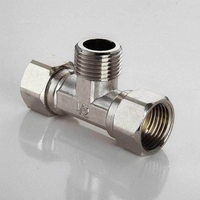 不锈钢管厨房三通阀分水器转换软管给水自来水龙头配件水管接头