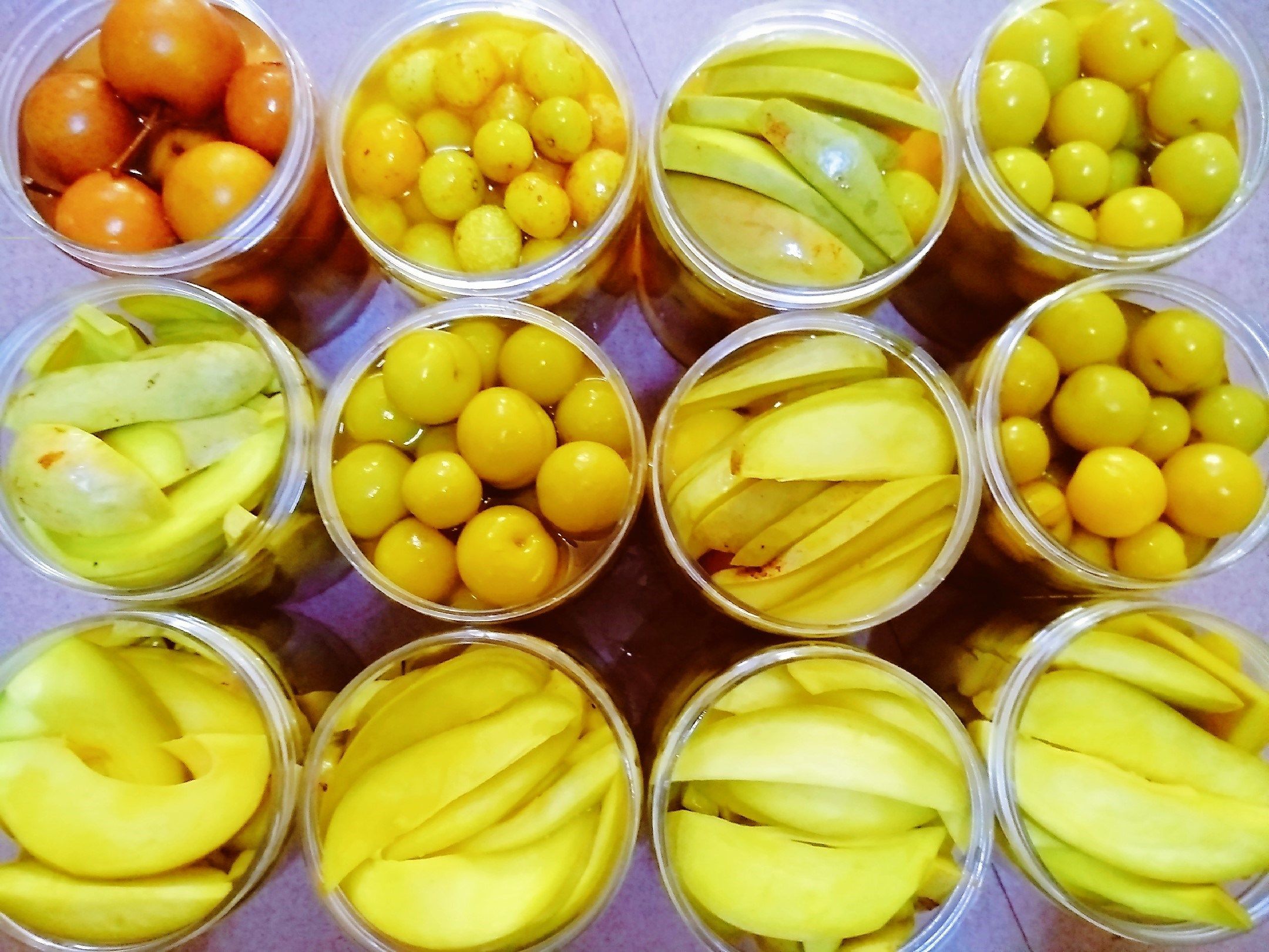 潮汕腌制水果油柑鸟梨桃子芒果梅子李子水泡其它