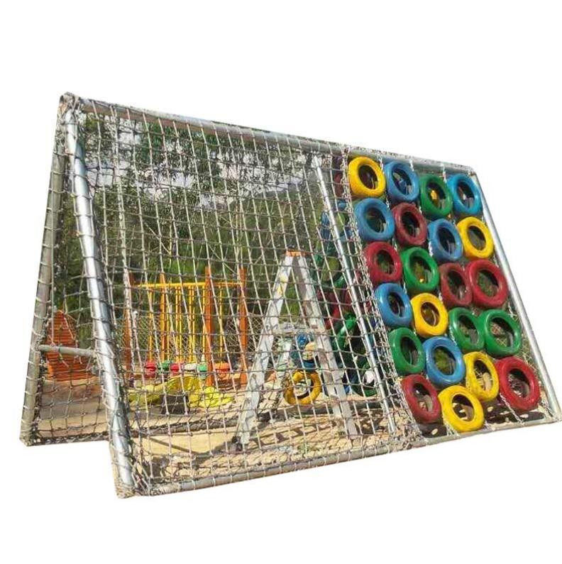 攀爬户外儿童爬网拓展训练健身爬绳露台防护网棚顶安全网