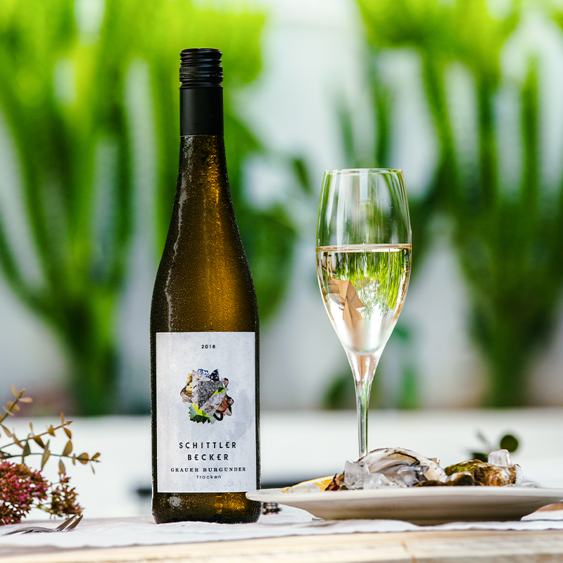 品质皮诺精致口感德国联合酒庄灰皮诺干型白葡萄酒干白静态葡萄酒