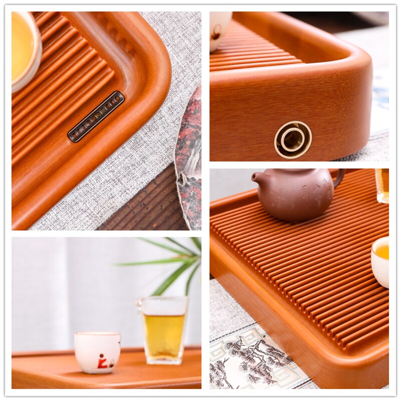 胶木茶盘盘大小号长方形排水式茶海电木功夫功夫茶茶盘