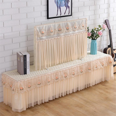 防尘电视剧套子电视罩套家用蕾丝布艺电视机电视柜电视机罩