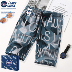 NASA GAVK2023春秋季新品下架潮流5分短裤男女同款休闲中裤子价格比较