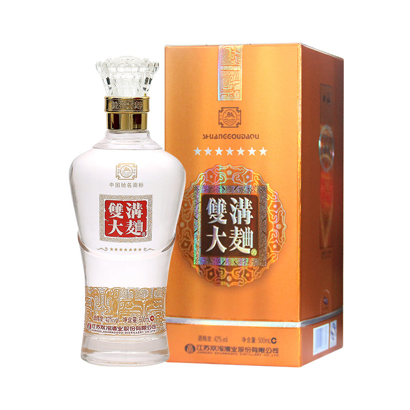 柔和双沟大曲七星浓香香型42度500ml送礼宴请国产白酒