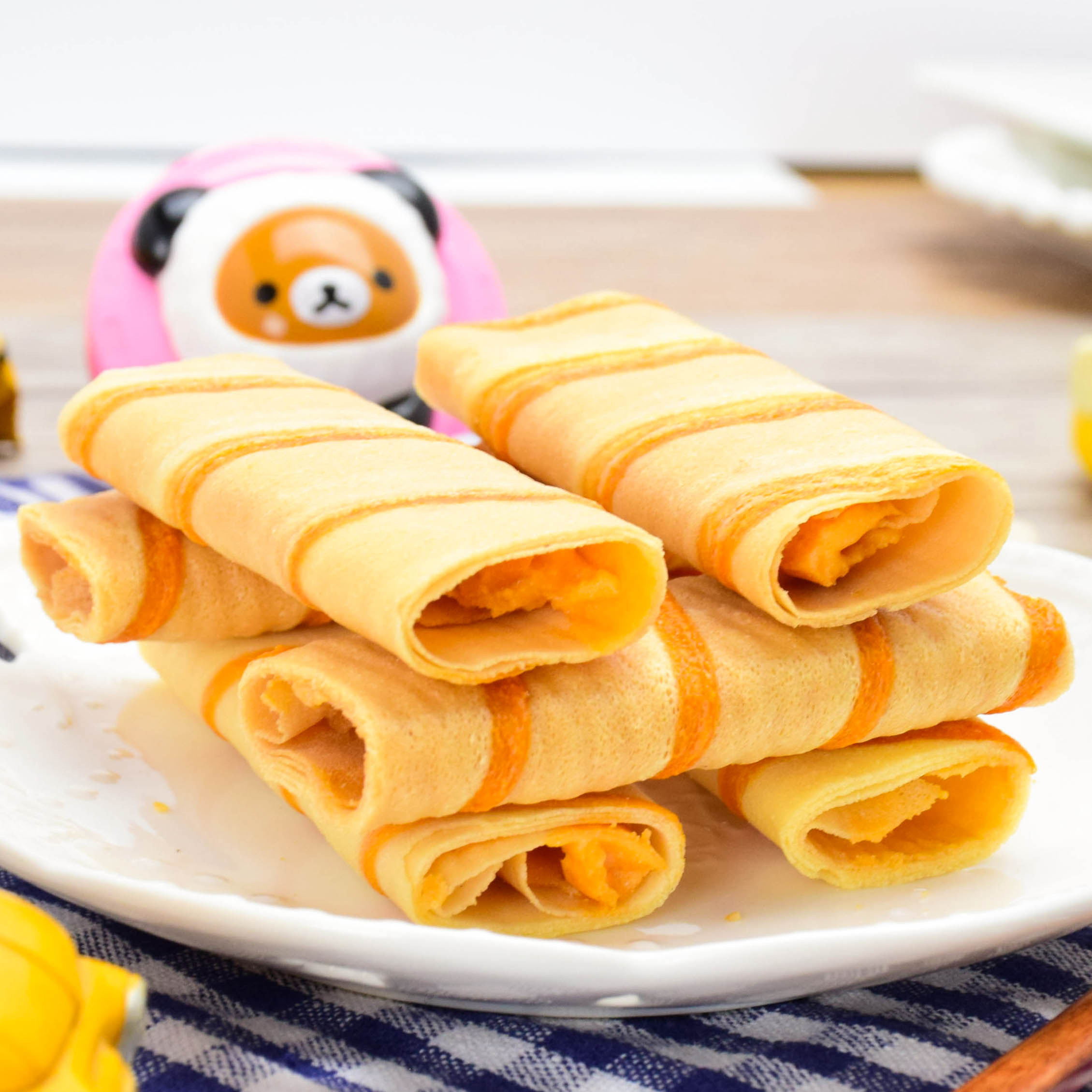 咔啰卡曼咸味蛋黄网红夹心蛋卷休闲零食早餐蛋卷