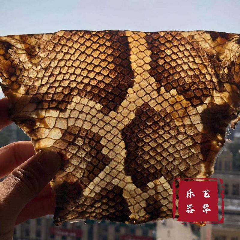 二胡4月胡蟒皮皮中皮尾皮蟒厚皮专用二弦潮州二胡