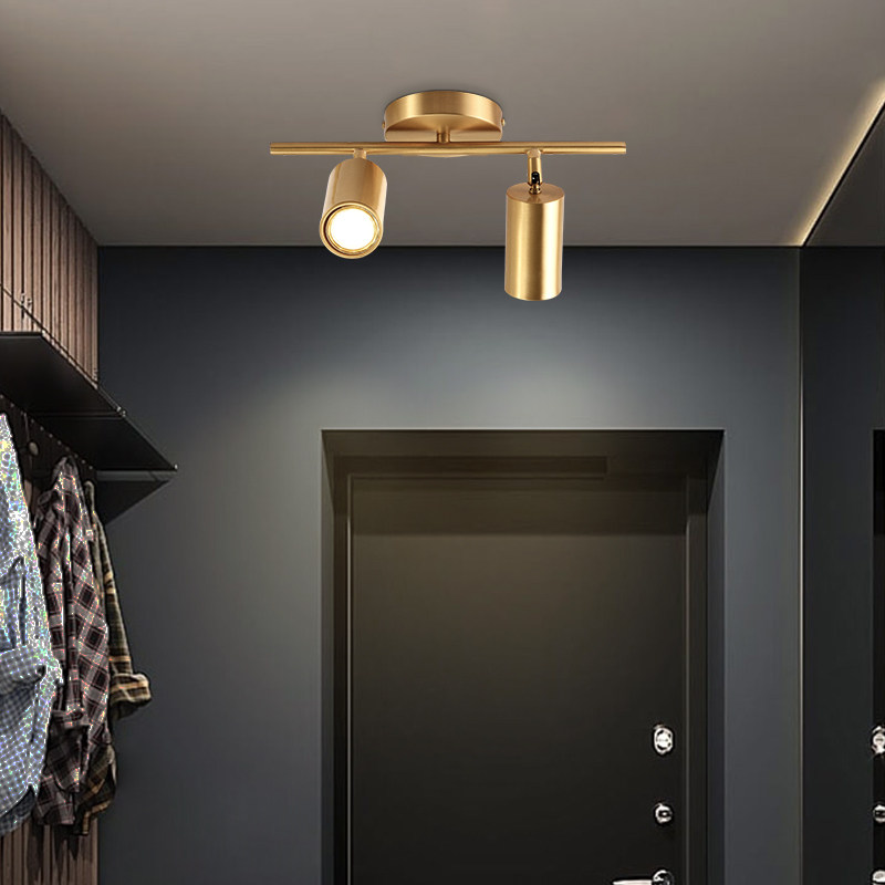 帕莎全铜led射灯家用客厅轻奢玄关过道衣帽间筒灯