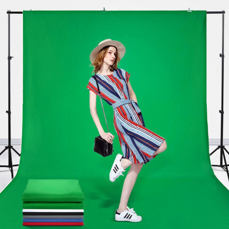 绿幕抠像布摄影背景布绿布抠图直播幕布主播拍照背景墙绿幕扣像布