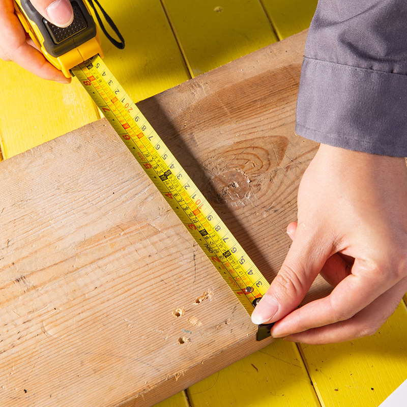 得力正宗鲁班5米7.5米木工尺测量尺加厚加硬卷尺