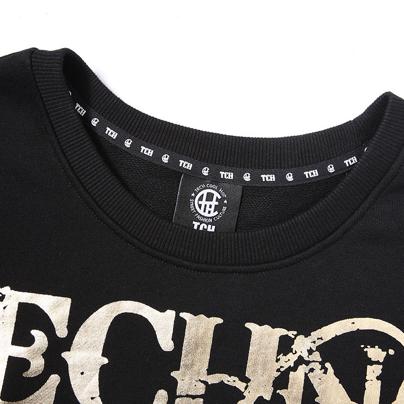 tch英国轻奢潮牌虎头烫钻圆领卫衣男女同t203116d02卫衣