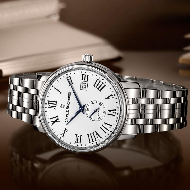 宝齐莱官方正品爱德爱德玛玛尔系列三针自动自动机瑞士腕表