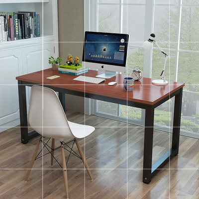 客厅简单工作台个人员工禅意写字楼办公桌简约现代移动风格休闲实