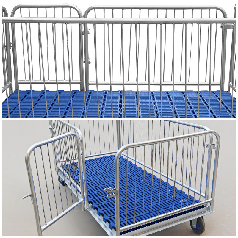 猪笼小猪转运车装猪拉仔猪转群车可拆卸运输车猪场畜牧器械