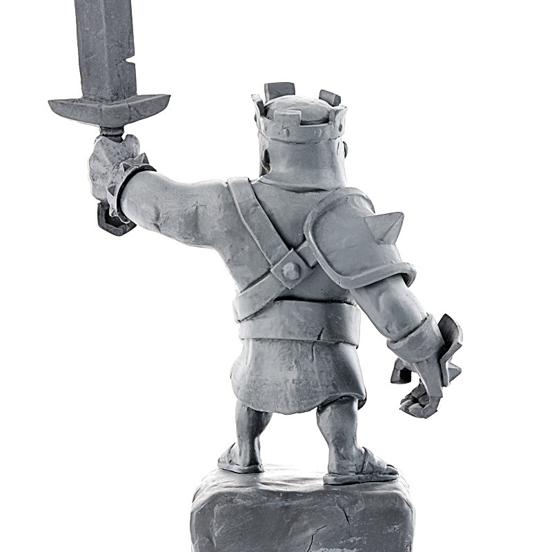 supercell部落冲突野蛮人之王雕像手办模型摆件官方手办