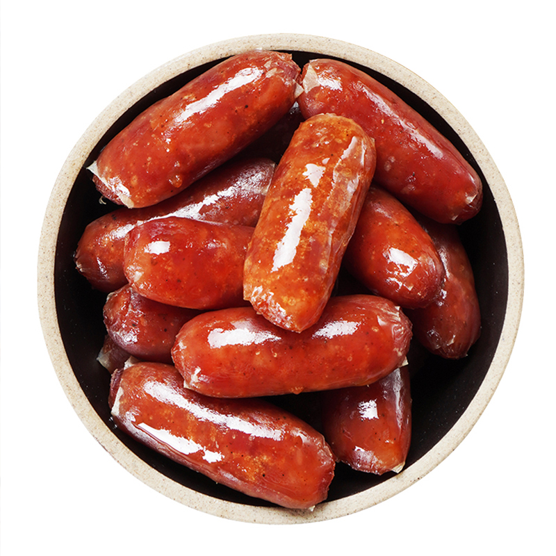 炭烤佼佼流口水小香香肠80g3袋烤肠即食休闲猪肉类