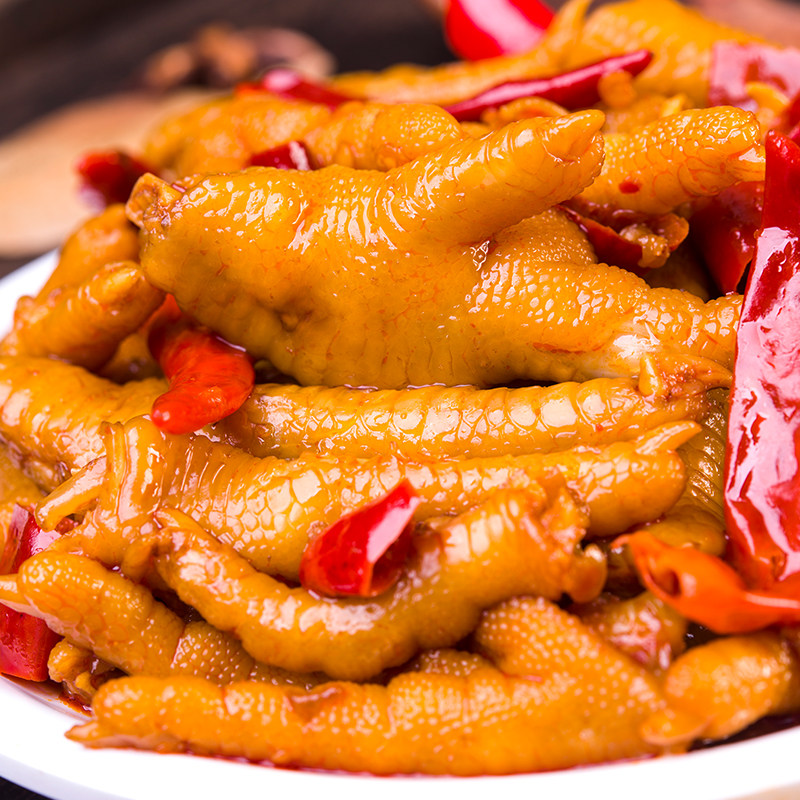凤爪小弟红油湖辣味160g特产小吃卤味熟食香香鸡肉零食
