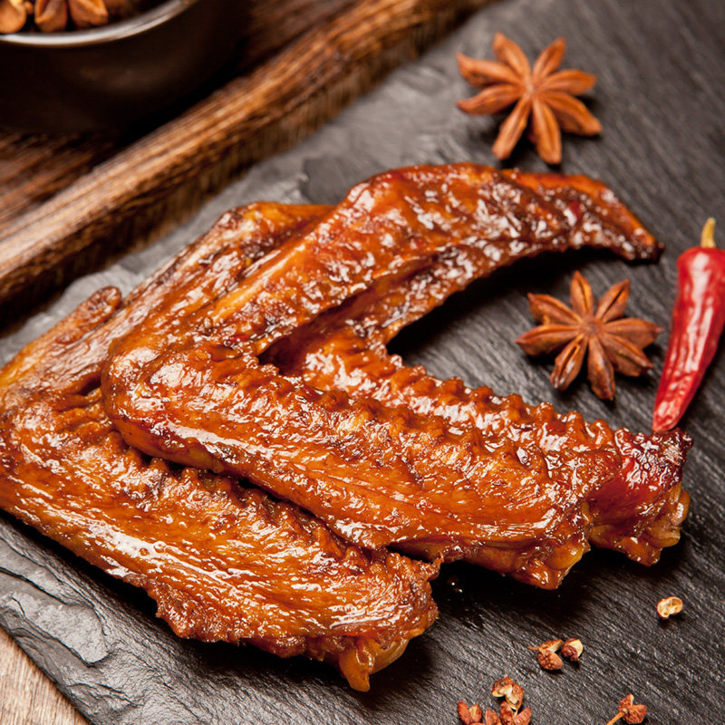 零零亲炭秘酱鸭翅65g双层独立包装追剧零食鸭肉零食