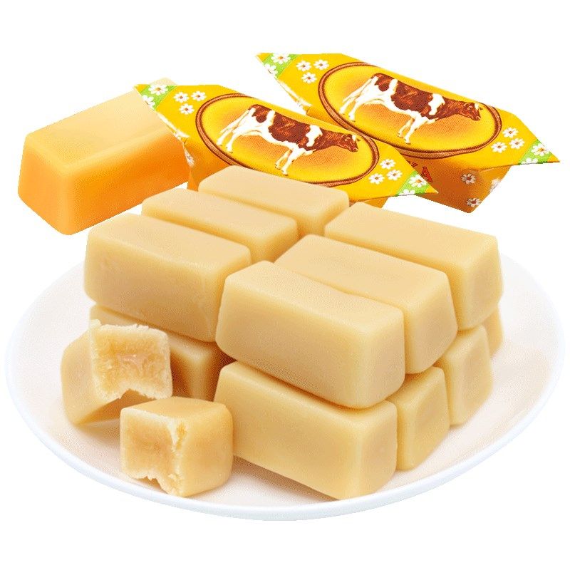 欧洲进口糖果300g蜂蜜蜜糖夹心奶牛炼乳黄油手机保护套