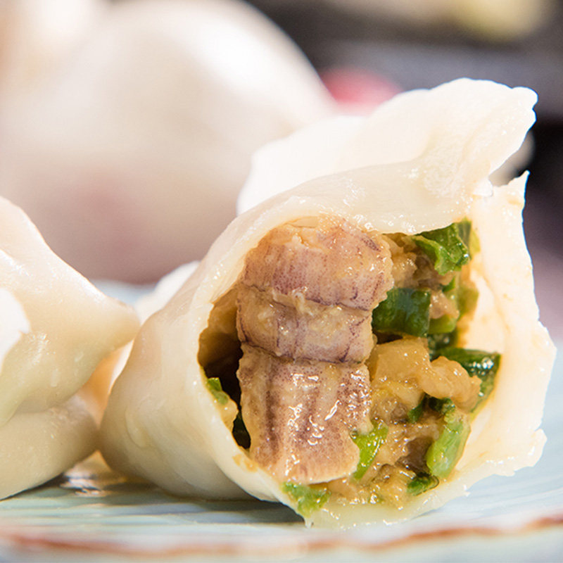 水饺鲁海皮皮虾800g海鲜速冻手工速食儿童煎饺水饺