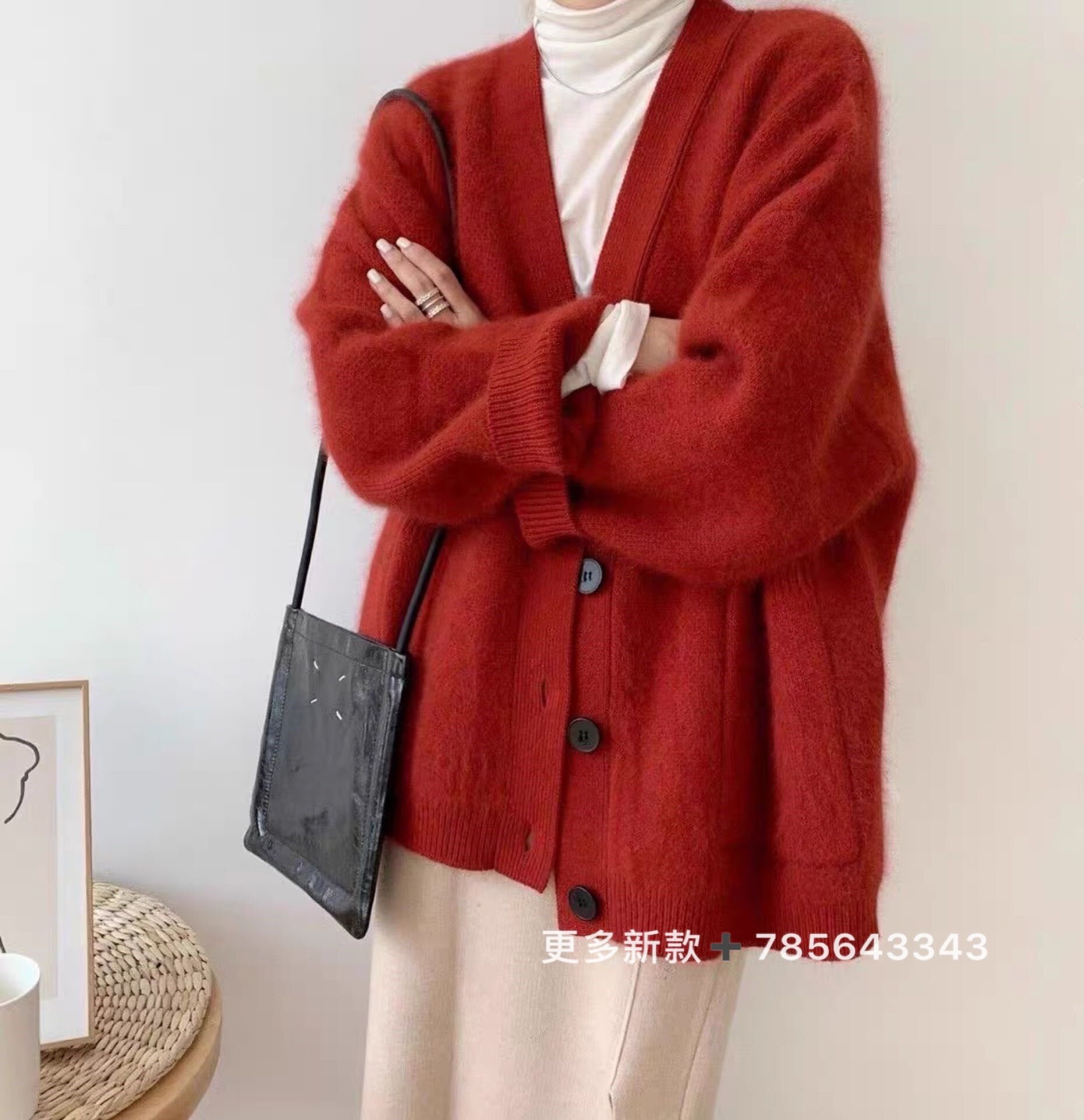 ktwo天使名妆领口口袋加厚鹤绒开衫女2020秋冬其它元器件