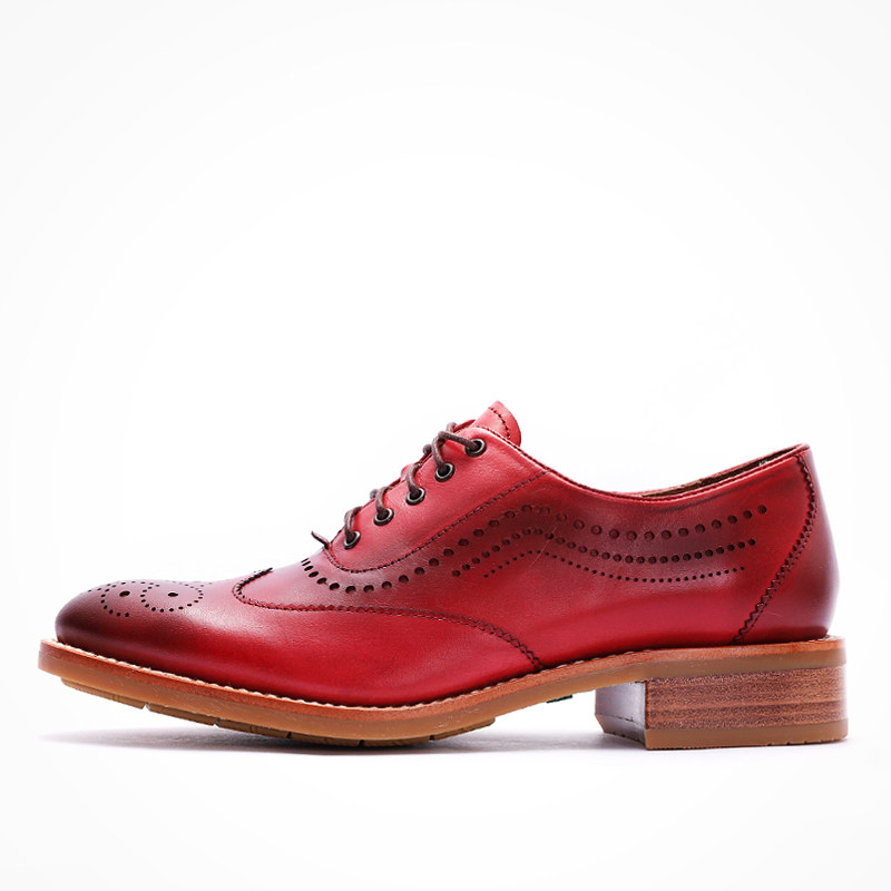 yarloks雅乐士新款女鞋系带渐变变色百搭款显气质单鞋