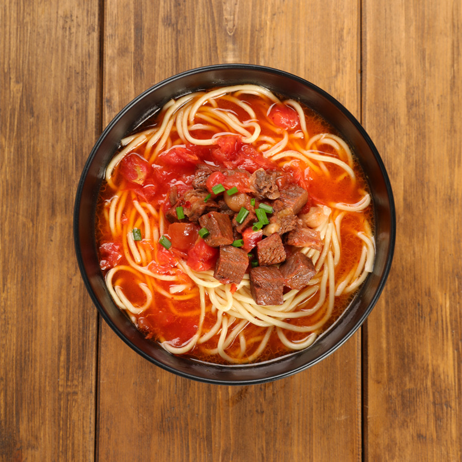 茄汁牛腩面料料理无厨200g面条浇头冷冻速食速食菜